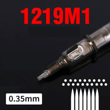Load image into Gallery viewer, 20PCS Original 0.35mm Tattoo Needle RL RM RS M1 Disposable Sterilized Safety Tattoo Needle for Cartridge Machines Grips
