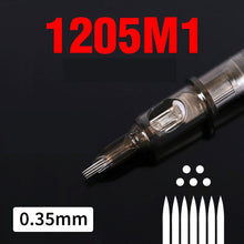 Load image into Gallery viewer, 20PCS Original 0.35mm Tattoo Needle RL RM RS M1 Disposable Sterilized Safety Tattoo Needle for Cartridge Machines Grips
