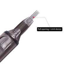 Load image into Gallery viewer, 20PCS Original 0.35mm Tattoo Needle RL RM RS M1 Disposable Sterilized Safety Tattoo Needle for Cartridge Machines Grips
