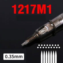 Load image into Gallery viewer, 20PCS Original 0.35mm Tattoo Needle RL RM RS M1 Disposable Sterilized Safety Tattoo Needle for Cartridge Machines Grips
