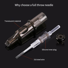 Load image into Gallery viewer, 20PCS Original 0.35mm Tattoo Needle RL RM RS M1 Disposable Sterilized Safety Tattoo Needle for Cartridge Machines Grips
