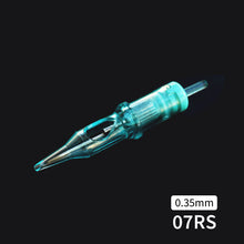Load image into Gallery viewer, 10PCS Original 0.35mm Tattoo Needle RL RM RS M1 Disposable Sterilized Safety Tattoo Needle for Cartridge Machines Grips
