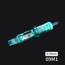 Load image into Gallery viewer, 10PCS Original 0.3mm Tattoo Needle RL RM RS M1 Disposable Sterilized Safety Tattoo Needle for Cartridge Machines Grips
