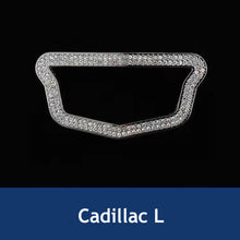 Load image into Gallery viewer, Bling Diamond CarI nterior Steering Wheel Logo Decal Sticker Accessories Metal Emblem Fit for BMW Hyundai Toyota Honda Mercedes Chevrolet Nissan
