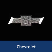 Load image into Gallery viewer, Bling Diamond CarI nterior Steering Wheel Logo Decal Sticker Accessories Metal Emblem Fit for BMW Hyundai Toyota Honda Mercedes Chevrolet Nissan
