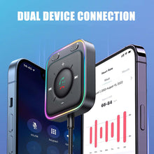 Load image into Gallery viewer, Car Adapter Bluetooth 5.3 Enhanced Dual Mics ENC Noise Cancellation 3.5mm AUX Adapter Bluetooth Wireless Receiver Audio Player
