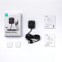 Load image into Gallery viewer, Car Adapter Bluetooth 5.3 Enhanced Dual Mics ENC Noise Cancellation 3.5mm AUX Adapter Bluetooth Wireless Receiver Audio Player
