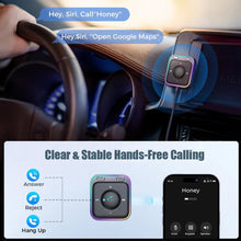 Load image into Gallery viewer, Car Adapter Bluetooth 5.3 Enhanced Dual Mics ENC Noise Cancellation 3.5mm AUX Adapter Bluetooth Wireless Receiver Audio Player
