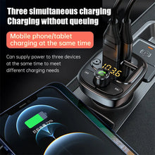 Load image into Gallery viewer, Bluetooth 5.1 Car Audio Car Charger FM Transmitter MP3 Player Card Dual USB PD 24W Car Phone Charger for iphone Xiaomi
