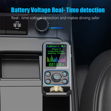 Load image into Gallery viewer, FM Transmitter Car Bluetooth Handsfree Car Kit AUX Audio Receiver QC3.0 PD 30W Fast Charging Mp3 Player FM Modulator
