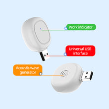Load image into Gallery viewer, USB Ultrasonic Repeller Roaches Bed Mouse Rodent-Mosquito-Repeller 360°-Efficient Controls Repellers
