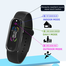 Load image into Gallery viewer, Q3 Smart Bracelet Health Exercise Pedometer Electronic Mosquito Repellent Bracelet Heart Rate Blood Pressure Monitoring Multi-Function
