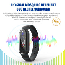 Load image into Gallery viewer, Q3 Smart Bracelet Health Exercise Pedometer Electronic Mosquito Repellent Bracelet Heart Rate Blood Pressure Monitoring Multi-Function
