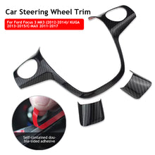 Load image into Gallery viewer, 1Pc/2Pcs/3Pcs Car Steering Wheel Decorative Sticker Accessories For Ford Focus 3 MK3 (2012-2014)/ KUGA 2013-2015/C-MAX 2011-2017
