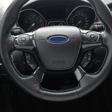 Load image into Gallery viewer, 1Pc/2Pcs/3Pcs Car Steering Wheel Decorative Sticker Accessories For Ford Focus 3 MK3 (2012-2014)/ KUGA 2013-2015/C-MAX 2011-2017
