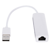 Load image into Gallery viewer, Drive-Free Usb Network Card Usb To Rj45 Ten Megabytes Wired Network Card Computer Usb External Network Card 10m Network

