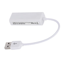 Load image into Gallery viewer, Drive-Free Usb Network Card Usb To Rj45 Ten Megabytes Wired Network Card Computer Usb External Network Card 10m Network
