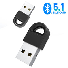 Load image into Gallery viewer, 2 in 1 USB Bluetooth 5.3 5.0 Dongle Adapter for PC Speaker Wireless Mouse Music Audio Receiver Transmitter Bluetooth 5.0
