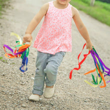 Load image into Gallery viewer, Montessori Style Sensory Toy BPA-free Non-toxic Baby Ribbon Ring Newborns Upwards Develop Colour Recognition Sensory Toy
