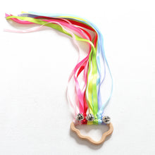 Load image into Gallery viewer, Montessori Style Sensory Toy BPA-free Non-toxic Baby Ribbon Ring Newborns Upwards Develop Colour Recognition Sensory Toy
