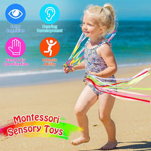 Load image into Gallery viewer, Montessori Style Sensory Toy BPA-free Non-toxic Baby Ribbon Ring Newborns Upwards Develop Colour Recognition Sensory Toy
