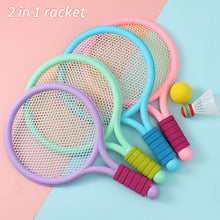 Load image into Gallery viewer, 1 Set Children's Badminton Tennis Racket Beginner Training Outdoor Beach Tennis Kindergarten Baby Parent Child Interactive Toys
