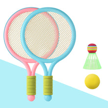 Load image into Gallery viewer, 1 Set Children's Badminton Tennis Racket Beginner Training Outdoor Beach Tennis Kindergarten Baby Parent Child Interactive Toys
