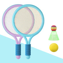 Load image into Gallery viewer, 1 Set Children's Badminton Tennis Racket Beginner Training Outdoor Beach Tennis Kindergarten Baby Parent Child Interactive Toys

