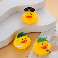 Load image into Gallery viewer, 1PC Cosplay Rubber Duck Baby Bath Toys Kids Shower Bath Toy Float Squeaky Sound Duck Funny Swimming Water Play Game Gift
