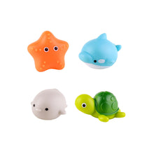 Load image into Gallery viewer, Baby Bath Toys Cute Luminous Floating Animals Swimming Water Light Play Fun Bathroom Bathtub Fishing Net Toy for Kids Gift
