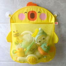 Load image into Gallery viewer, Baby Shower Toy Cute Duck Frog Net Toy Storage Bag Strong Suction Cup Baby Shower Game Bag Bathroom Organizer Water Toy
