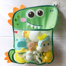 Load image into Gallery viewer, Baby Shower Toy Cute Duck Frog Net Toy Storage Bag Strong Suction Cup Baby Shower Game Bag Bathroom Organizer Water Toy

