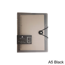 Load image into Gallery viewer, A5/B5 Transparent Loose Leaf Binder Notebook Diary Removable And Replaceable Inner Pages Office School Supplies Stationery
