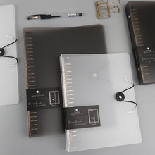 Load image into Gallery viewer, A5/B5 Transparent Loose Leaf Binder Notebook Diary Removable And Replaceable Inner Pages Office School Supplies Stationery
