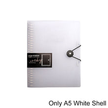 Load image into Gallery viewer, A5/B5 Transparent Loose Leaf Binder Notebook Diary Removable And Replaceable Inner Pages Office School Supplies Stationery
