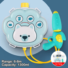 Load image into Gallery viewer, Large Capacity Children's Backpack Water Gun Toys Summer Water Entertainment Beach Splashing Pump Pull Type Water Gun Toys
