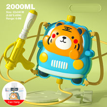 Load image into Gallery viewer, Large Capacity Children's Backpack Water Gun Toys Summer Water Entertainment Beach Splashing Pump Pull Type Water Gun Toys
