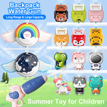 Load image into Gallery viewer, Large Capacity Children's Backpack Water Gun Toys Summer Water Entertainment Beach Splashing Pump Pull Type Water Gun Toys
