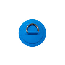 Load image into Gallery viewer, 1/4Pcs Surfboard Dinghy Boat PVC Patch With Stainless Steel D Ring Deck Rigging Sup Round Ring Pad Bungee Rope Kit Accessorie
