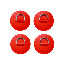 Load image into Gallery viewer, 1/4Pcs Surfboard Dinghy Boat PVC Patch With Stainless Steel D Ring Deck Rigging Sup Round Ring Pad Bungee Rope Kit Accessorie
