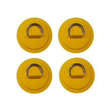 Load image into Gallery viewer, 1/4Pcs Surfboard Dinghy Boat PVC Patch With Stainless Steel D Ring Deck Rigging Sup Round Ring Pad Bungee Rope Kit Accessorie
