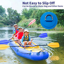 Load image into Gallery viewer, 1/4Pcs Surfboard Dinghy Boat PVC Patch With Stainless Steel D Ring Deck Rigging Sup Round Ring Pad Bungee Rope Kit Accessorie
