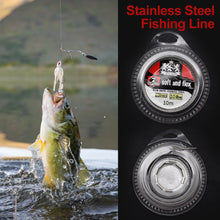 Load image into Gallery viewer, Stainless Steel Plastic Nylon Anti-Bite Wire Line Sea Fishing Boat Fishing Luya Anti-Wear Fishing Line Copper Tube Tight Clamp
