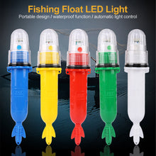 Load image into Gallery viewer, Fishing Light Torpedo Light Float Led Bait Light Waterproof Signal Light Suitable For Fishing Boats Fishing Net Lights Buoys

