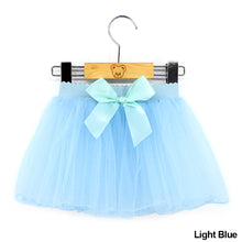 Load image into Gallery viewer, Girls Ballet Tutu Skirts Pink Fluffy Tulle Skirts with Bowknot White Black Elastic Band Ballet Leotard Skirts
