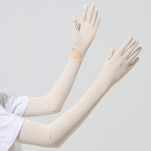 Load image into Gallery viewer, Cool Cycling Sleeve Sport Cooling Arm Sleeves Anti-sunburn Sunscreen Uv Sports Safety Fitness Body Long Sunscreen Gloves
