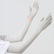 Load image into Gallery viewer, Cool Cycling Sleeve Sport Cooling Arm Sleeves Anti-sunburn Sunscreen Uv Sports Safety Fitness Body Long Sunscreen Gloves

