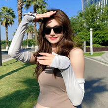 Load image into Gallery viewer, Sunscreen Unisex UV Protection Handsocks Cooling Breathable Hand Anti-Ultraviolet Hand Sock Driving Riding Sports Outdoor Gift
