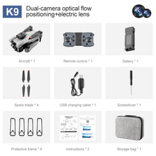 Load image into Gallery viewer, K9 RC Drone Foldable 4K Professinal With 1080P Wide Angle Optical Flow Localization Four-way Obstacle Avoidance Quadcopter
