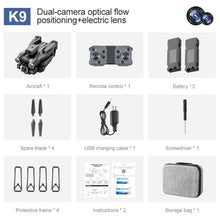 Load image into Gallery viewer, K9 RC Drone Foldable 4K Professinal With 1080P Wide Angle Optical Flow Localization Four-way Obstacle Avoidance Quadcopter
